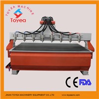High efficiency Multi-heads CNC Engraving machine with good after-sale service TYE-2413-8