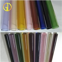 Colord borosilicate 3.3 glass tube