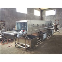 Cleaning and drying equipment for food turnover box