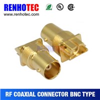 75ohm bnc jack female connector,connectors, bnc jack for pcb, gold plating bnc receptacle, isolate