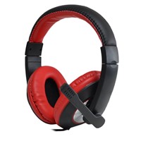 Headband PC headset with microphone and volume control