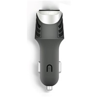 2016 New IRON MAN Style Dual USB 4.8A Car Charger For Phones and Tablets
