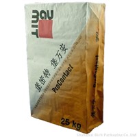 25kg white kraft paper valve bag for sand and cement