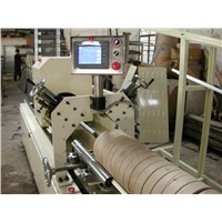 Automatic shaftless &amp;amp; mouldless paper tube recutter/ paper core recutter/paper tube cutting machine