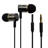 Hotselling Metal Mbile cellphone earphones with microphone