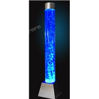 Acrylic column with water bubble and led light for home and bar decoration