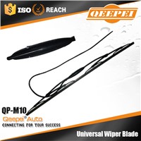 rubber water pipe type frame wiper blade latest technology windscreen wiper blade with water nozzle