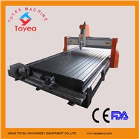 Two functions CNC Router for flat material and cylindrical shape with rotary axis TYE-1530T