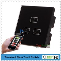 UK Standard 3 Gang Wifi Remote Control Light Touch Wall Switches