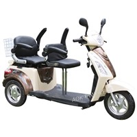 500W/700W Motor Two Seats Electric Tricycle with Deluxe Saddle(TC-018B)