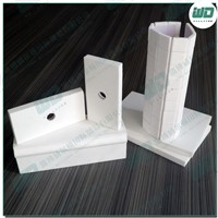 Alumina and ceramic and grinding plate