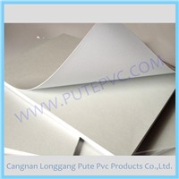 PT-PA-003W Double side adhesive PVC sticker sheet for album and menu