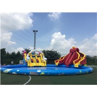 gaint inflatable water park for outdoor inflatale game