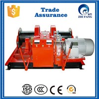 10 Ton Single Drum High Speed electric winch , Hydraulic Towing Winches
