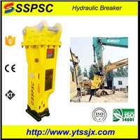 Hot Sale box silenced type hydraulic breaker SSPSC SB81 for excavator backhoe loader skid steer