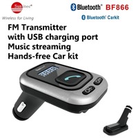 Portable Car Kit Hands-Free bluetooth Wireless Talking &amp;amp; Music Streaming Dongle