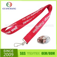 Chian wholesale promotional gifts bulk item polyester material printing lanyards custom