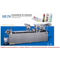 Blister packing machine for toothbrush /medical instrument