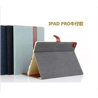 multicolor jean tablet case for ipad pro 12.9 inch
