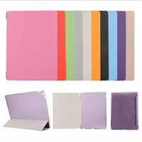 plain tablet case for ipad pro multicolor pu leather tablet cover