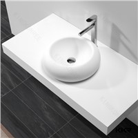 Kingkonree solid surface elegant bathroom basins