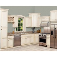 Solid Birch Face Frame Shaker Style Kitchen Cabinet Paint Color Customized