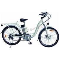 250W36V Lady Lithium Battery Electric Bike with LED Headlight (TDE-038XB)
