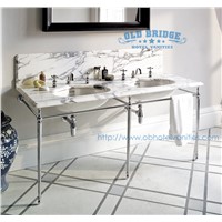 High quality granite Bathroom Base Cabinet with metal legs