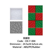 Plastic Mold for Interlocking Paving Wall Tiles Stones