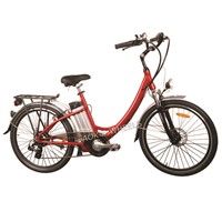 Light Weight Lithium Battery Electric Bike with Shimano 7 Speed (TDE-001A)