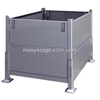 Folding Storage Steel Crate, Storage Bin