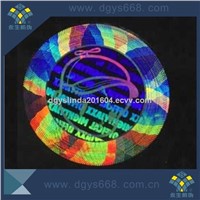 Custom colorful hologram laser sticker