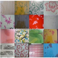 print flower and wood colored ppgi ppgl