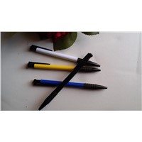 2016 cheapest price high quality promotional plastic ball pens/the cheapest simple design item