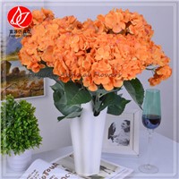 140510 factory direct sale Wholesale bridal bouquet artificial hydrangea fabric silk flowers