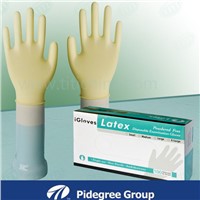 Latex exam gloves for medical made in Malaysia