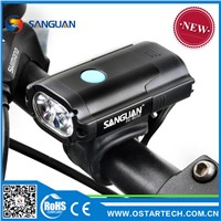 Chinses Manufacturer MID Switch Power Indicator Designed USB Rechargeable LED Bike Light