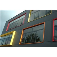 Full steel frame heat insulation window and door,partition wall