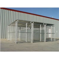 Dog Run Pen Fence with top kennel roof