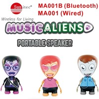 Surround Sound Portable Speakers for Talk Mobile Music Wire blue tooth speaker