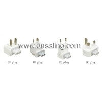 5V/2.1A Replaceable plug double USB wall charger
