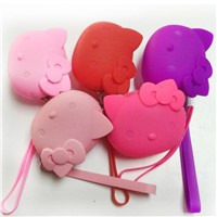 Silicone coin bag animal-shaped wallets coin purses