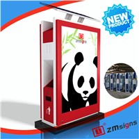 ZM-TB01 Advertising Light box/Trash bin /solar light box