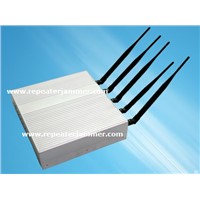 5 Bands Cell Phone Jammer/Signal Jammer , Mobile Phone Jammer Blocker Isolator Supplier In China