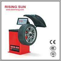 Semi automatic used wheel balancing equipment for garage