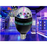 Party Disco DJ Bar Decoration RGB Crystal Magic Ball Stage Lights Led Rotating Bulb Lamp