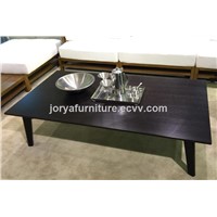 Wooden Tea Table With Ash Solid Wood Leg and Oak Table-Board Coffee Table