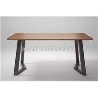 Ash Solid Wood Kitchen Table Wooden Dining Table Rectangle Dining Table