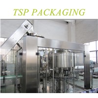PET plastic glass bottle olive/vegetable/edible 2-in-1 rotary oil filling capping packaging machine