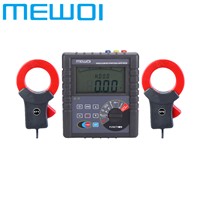 MEWOI4200-0.01-30.00Kohm AC600A Double Clamp Earth Ground Resistance Tester/Detector
